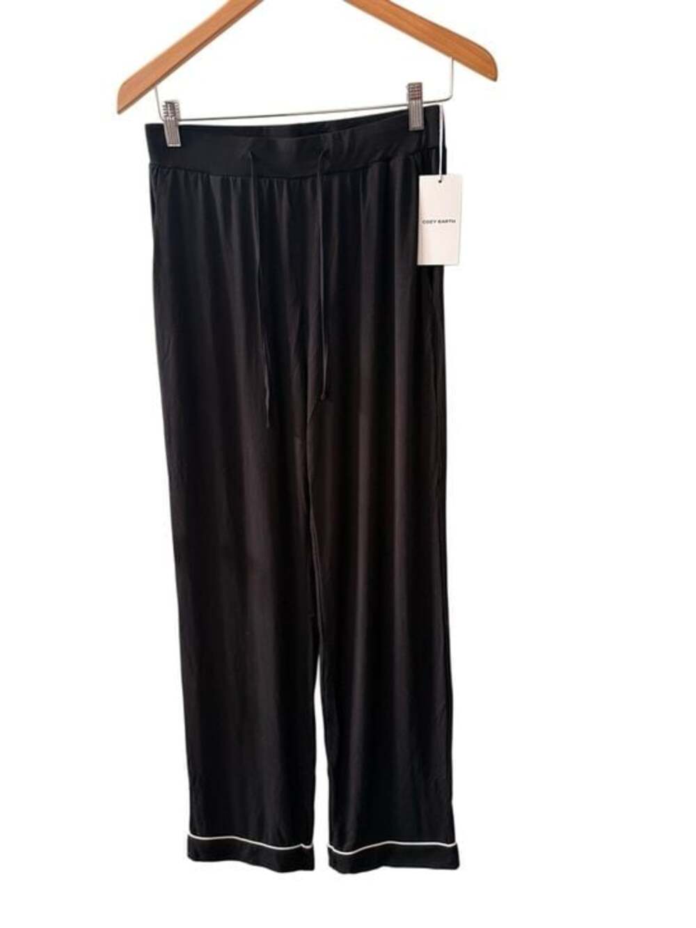 Cozy Earth Bamboo Stretch-Knit Pajama Pant in black - Small TALL NWT - Picture 4 of 5